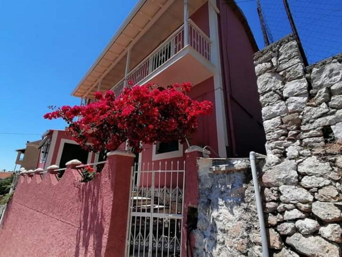 Traditional Panoramic Sea View House Lákones Esterno foto