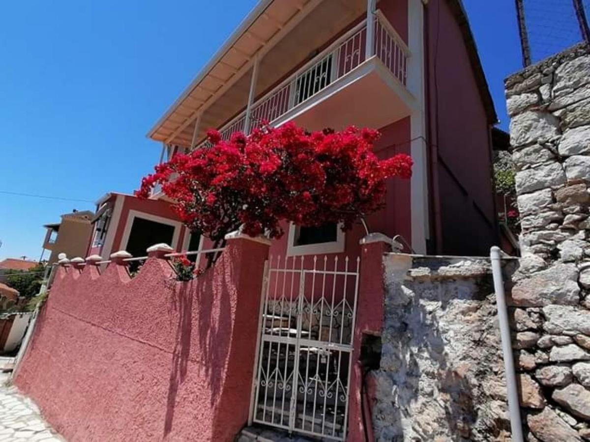 Traditional Panoramic Sea View House Lákones Esterno foto