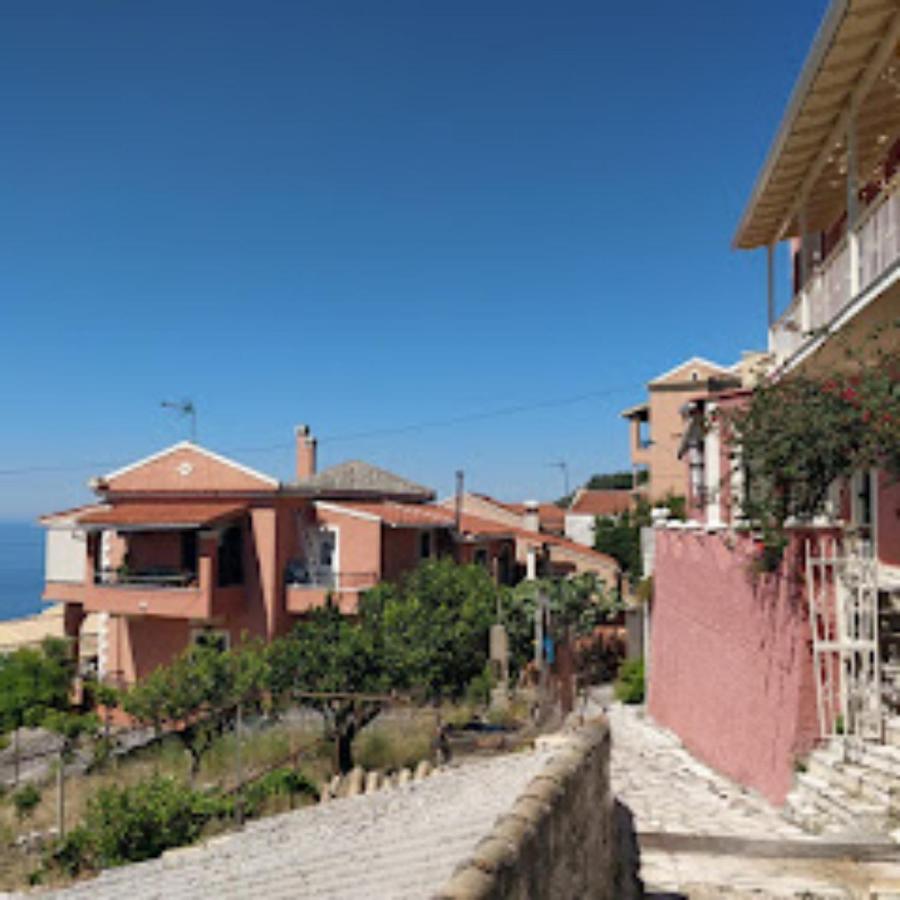 Traditional Panoramic Sea View House Lákones Esterno foto